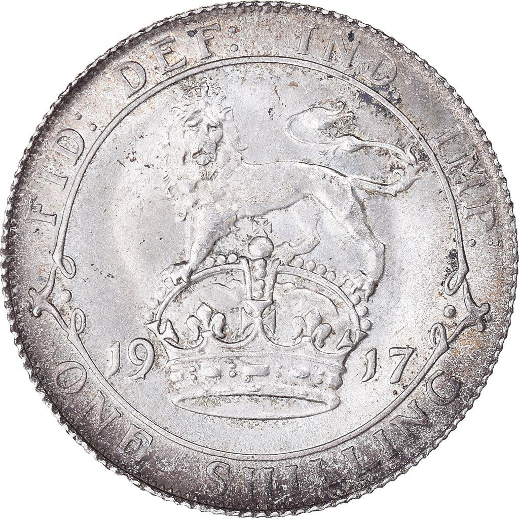 United Kingdom | British 1 Shilling Coin | Silver | King George V | KM816 | 1911 - 1919