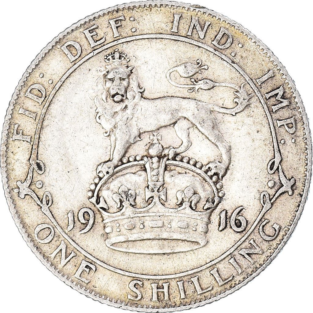 United Kingdom | British 1 Shilling Coin | Silver | King George V | KM816 | 1911 - 1919