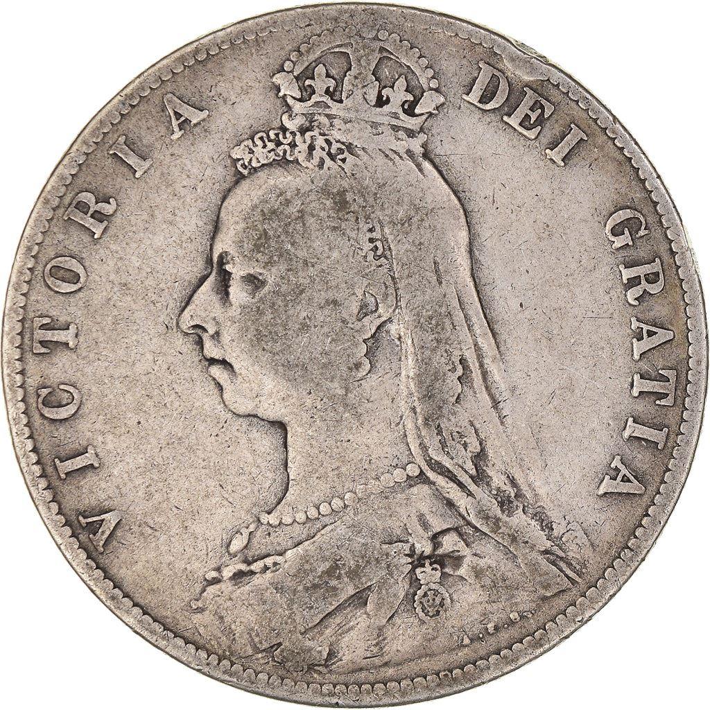 United Kingdom | British 1/2 Crown Coin | Silver | Queen Victoria | KM764 | 1887 - 1892