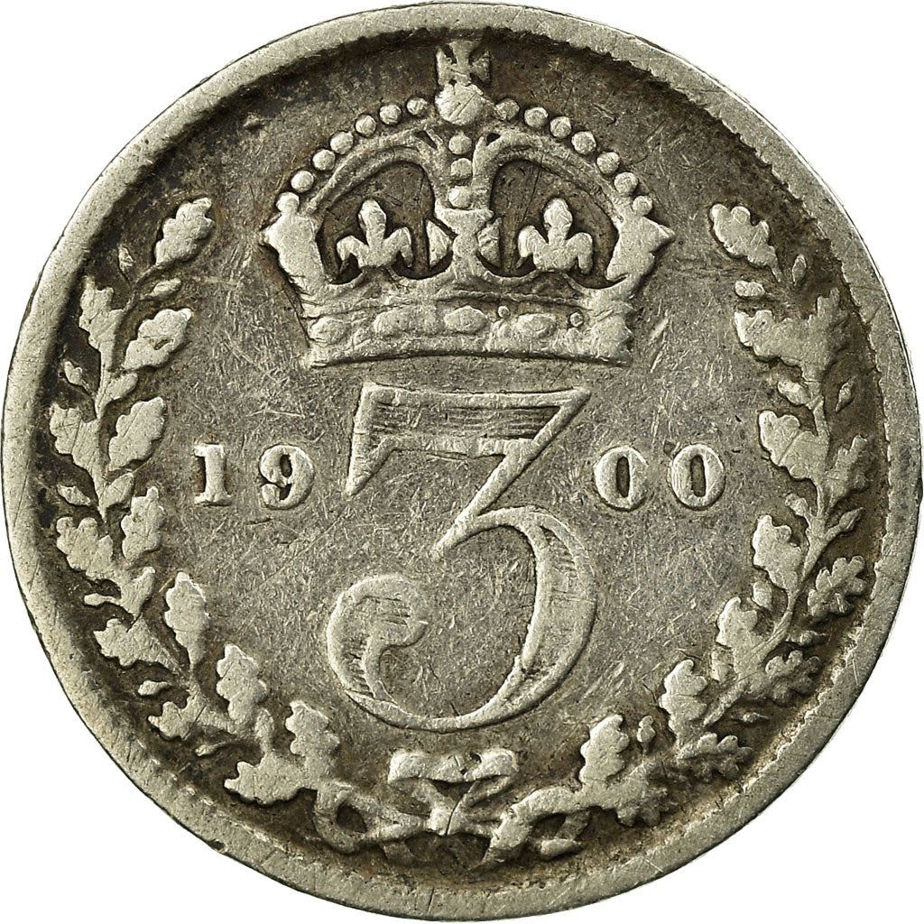 United Kingdom | British 3 Pence Coin | Silver | Queen Victoria | KM777 | 1893 - 1901