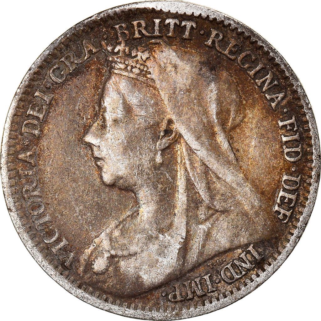 United Kingdom | British 3 Pence Coin | Silver | Queen Victoria | KM777 | 1893 - 1901