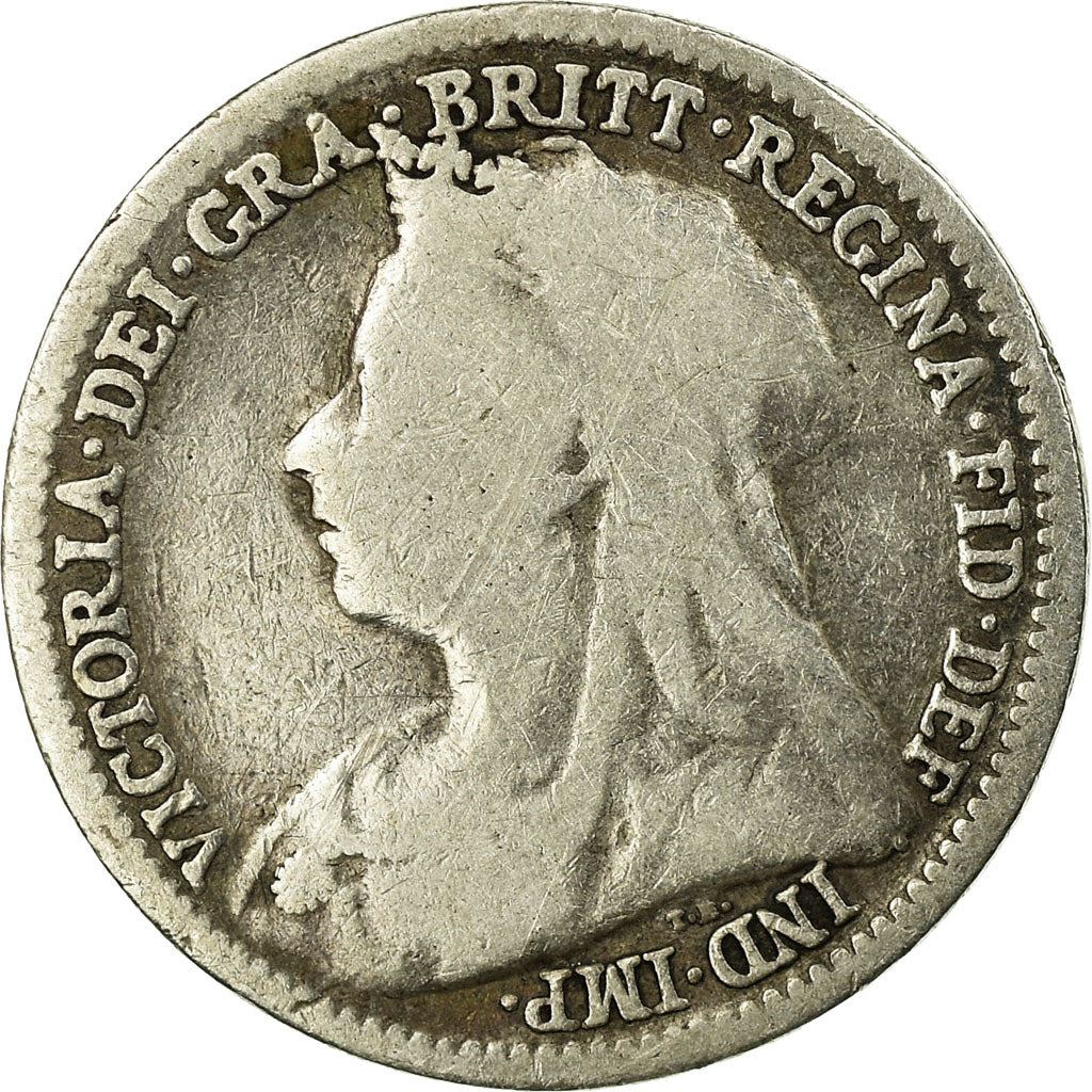 United Kingdom | British 3 Pence Coin | Silver | Queen Victoria | KM777 | 1893 - 1901