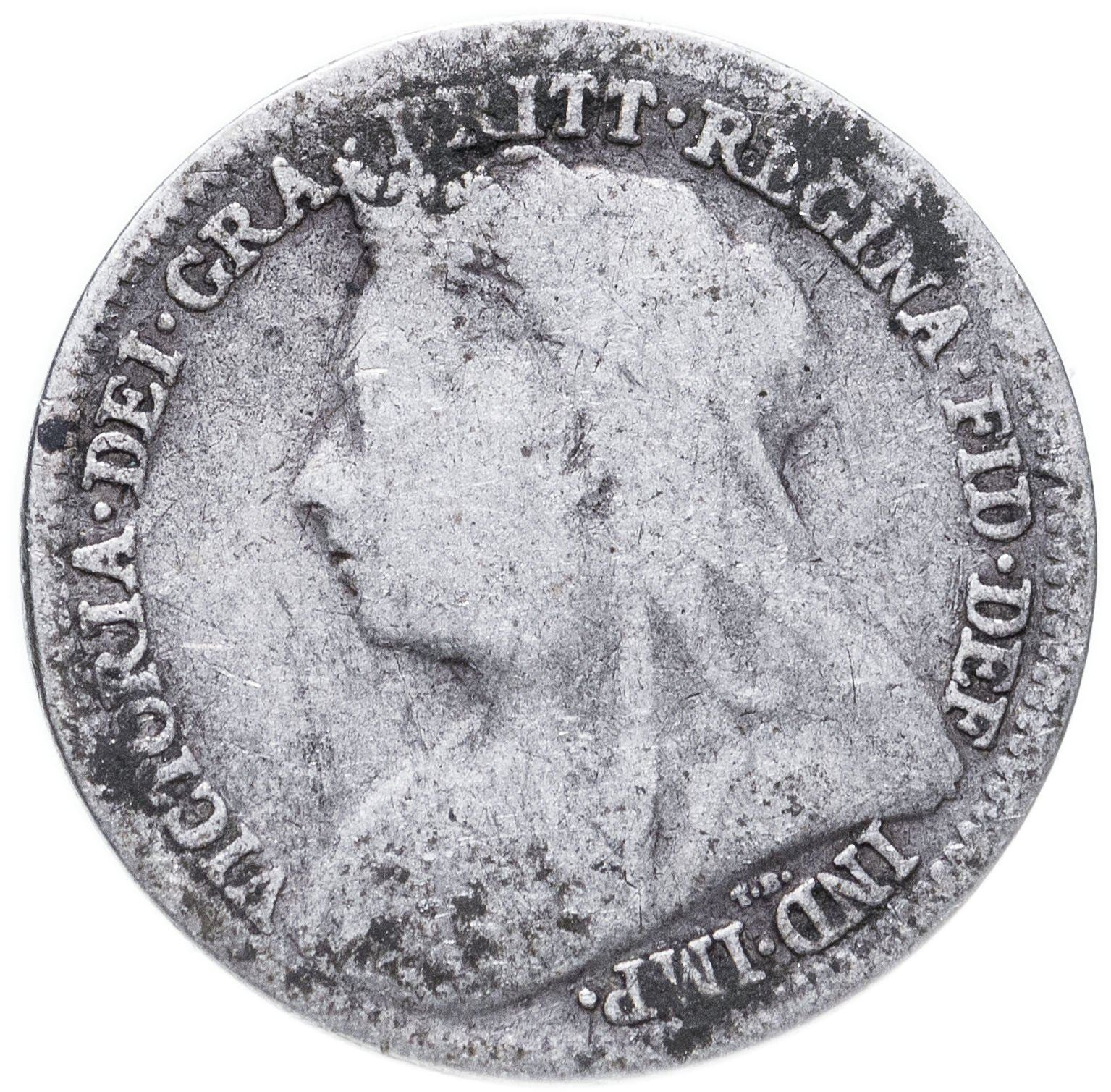 United Kingdom | British 3 Pence Coin | Silver | Queen Victoria | KM777 | 1893 - 1901