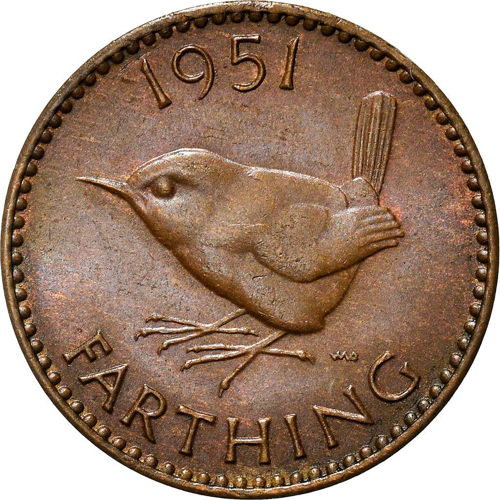 United Kingdom Coin 1 Farthing | George VI without 'IND:IMP' | 1949 - 1952