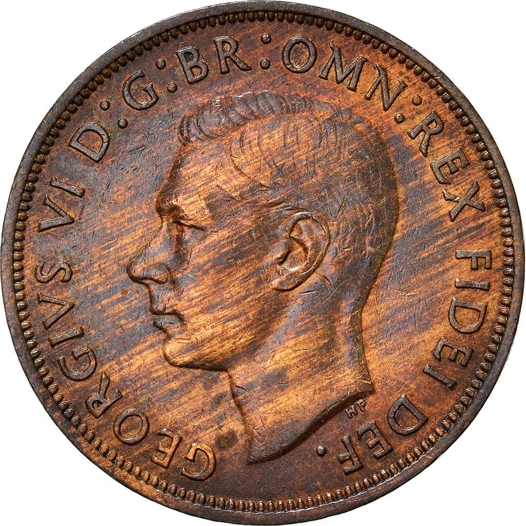 United Kingdom Coin 1 Penny | George VI without 'IND:IMP' | 1949 - 1952