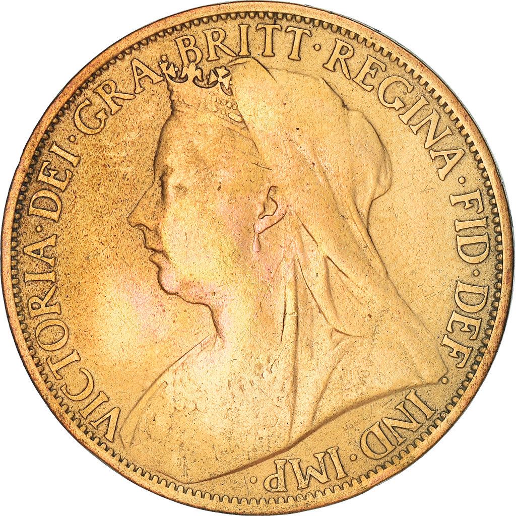 United Kingdom Coin 1 Penny | Victoria 3rd portrait | 1895 - 1901