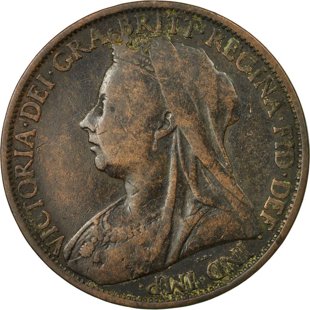 United Kingdom Coin 1 Penny | Victoria 3rd portrait | 1895 - 1901