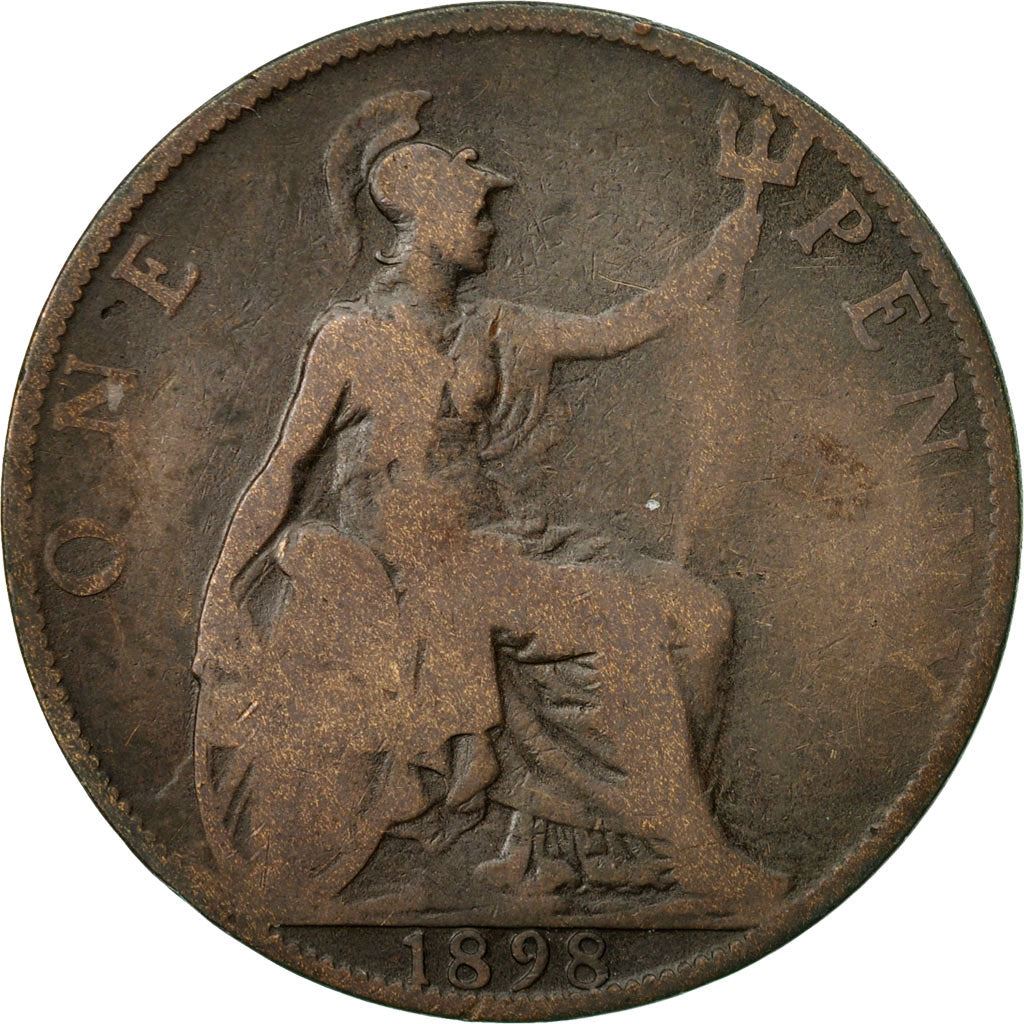 United Kingdom Coin 1 Penny | Victoria 3rd portrait | 1895 - 1901