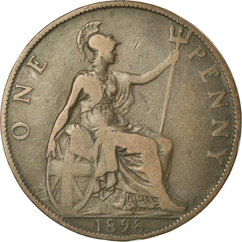 United Kingdom Coin 1 Penny | Victoria 3rd portrait | 1895 - 1901