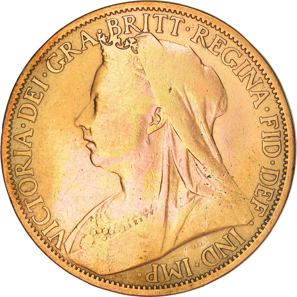 United Kingdom Coin 1 Penny | Victoria 3rd portrait | 1895 - 1901