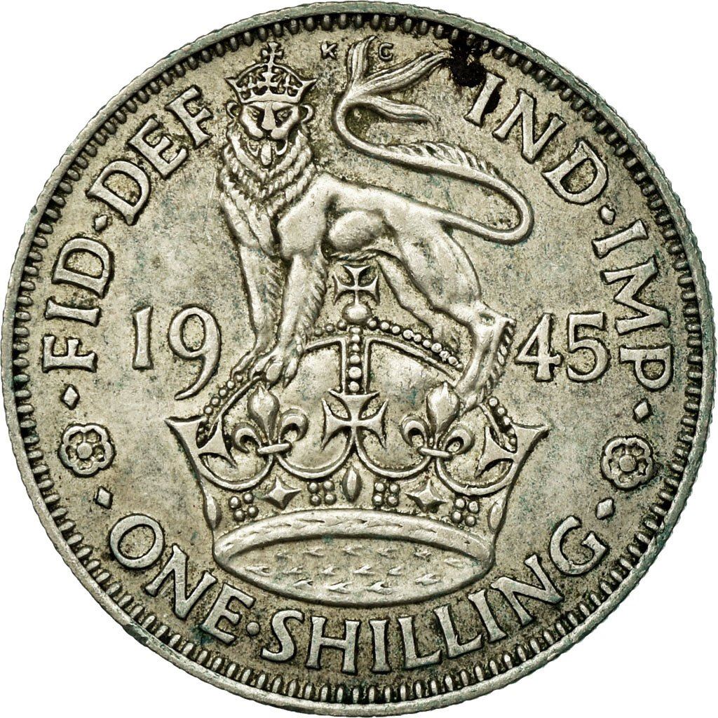 United Kingdom Coin 1 Shilling | George VI English Crest | 1937 - 1946