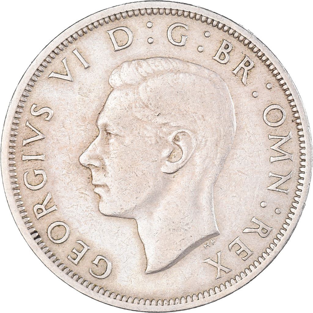 United Kingdom Coin ½ Crown | George VI 2nd type | with 'IND:IMP' | 1947 - 1948