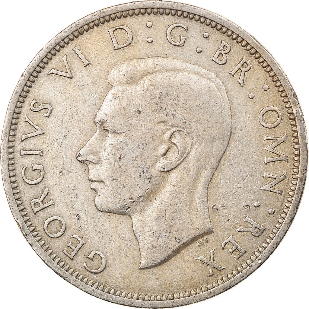 United Kingdom Coin ½ Crown | George VI 2nd type | with 'IND:IMP' | 1947 - 1948