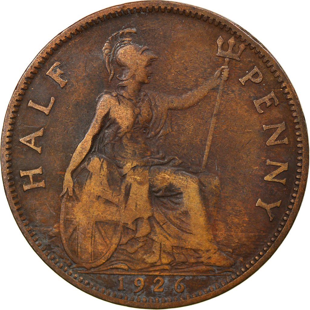 United Kingdom Coin ½ Penny | George V modified effigy | 1925 - 1927