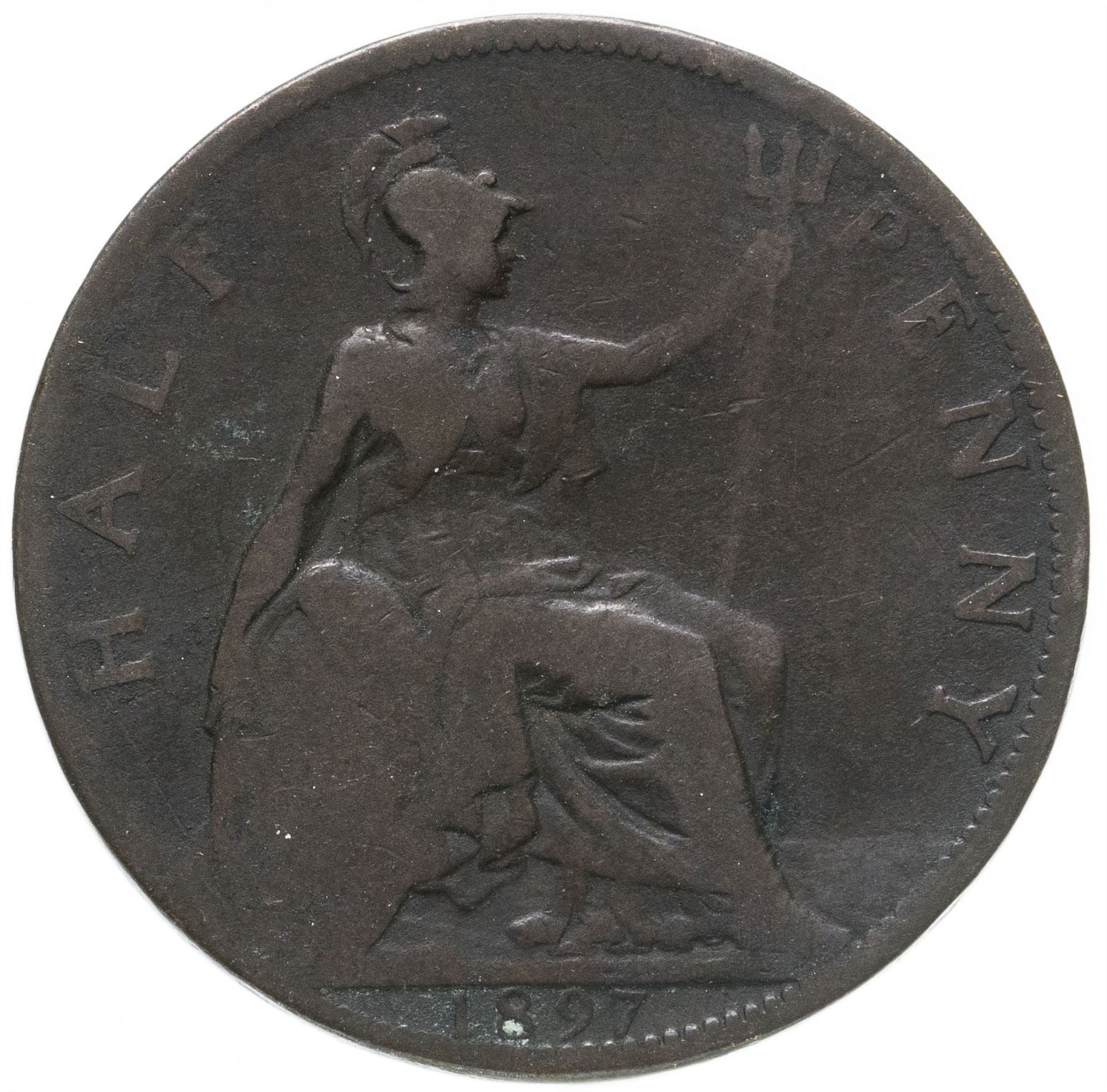 United Kingdom Coin ½ Penny | Victoria 3rd portrait | 1895 - 1901