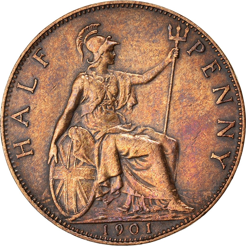 United Kingdom Coin ½ Penny | Victoria 3rd portrait | 1895 - 1901