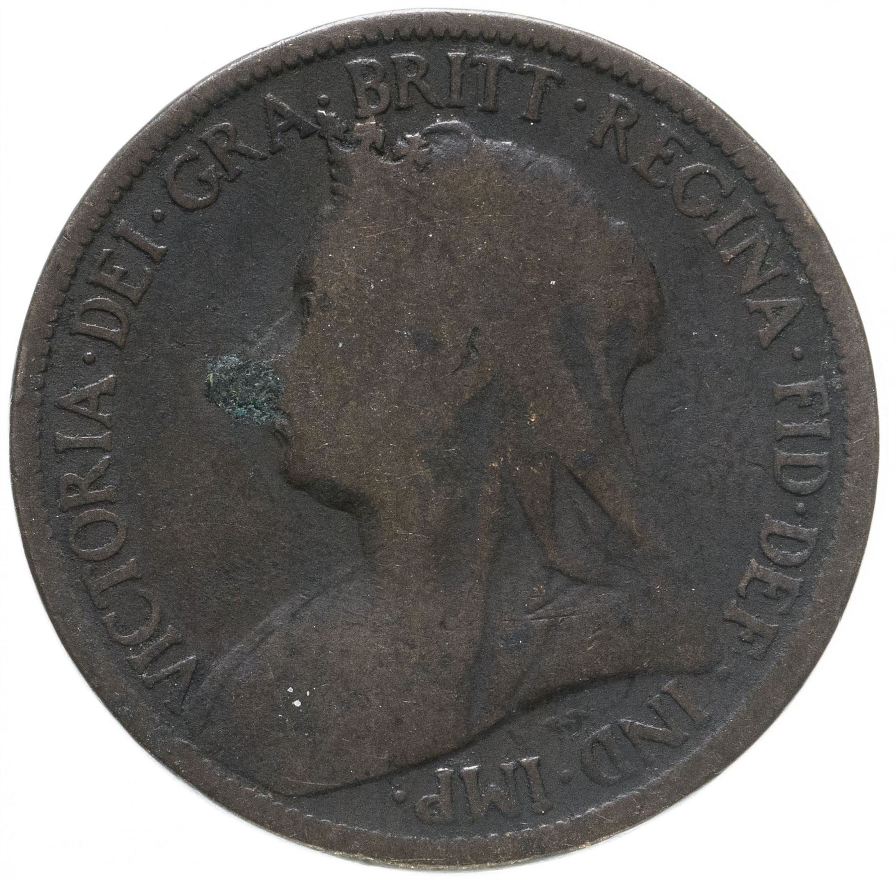 United Kingdom Coin ½ Penny | Victoria 3rd portrait | 1895 - 1901