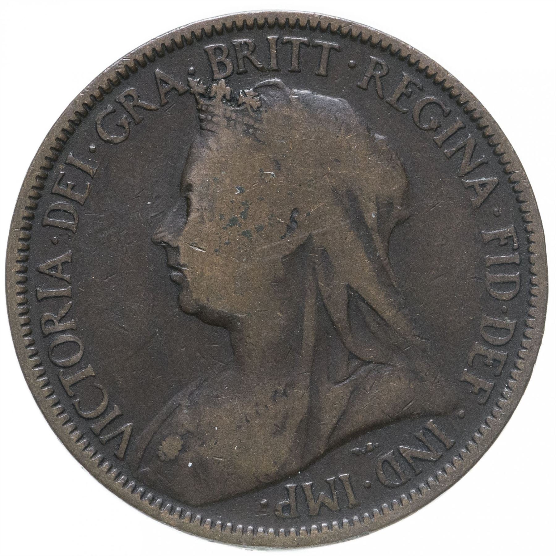 United Kingdom Coin ½ Penny | Victoria 3rd portrait | 1895 - 1901