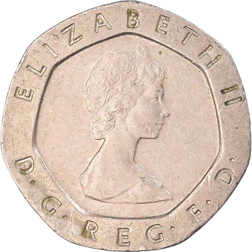 United Kingdom Coin 20 Pence | Elizabeth II 2nd portrait | 1982 - 1984