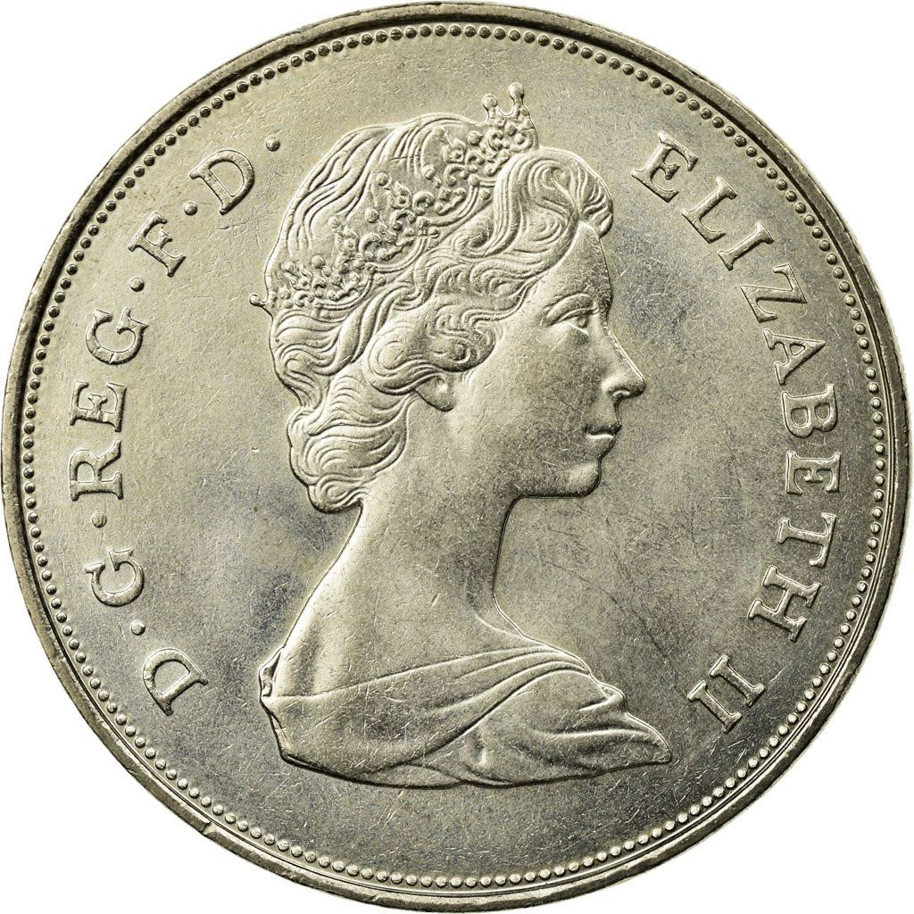 United Kingdom Coin 25 New Pence | Elizabeth II Royal Wedding | 1981