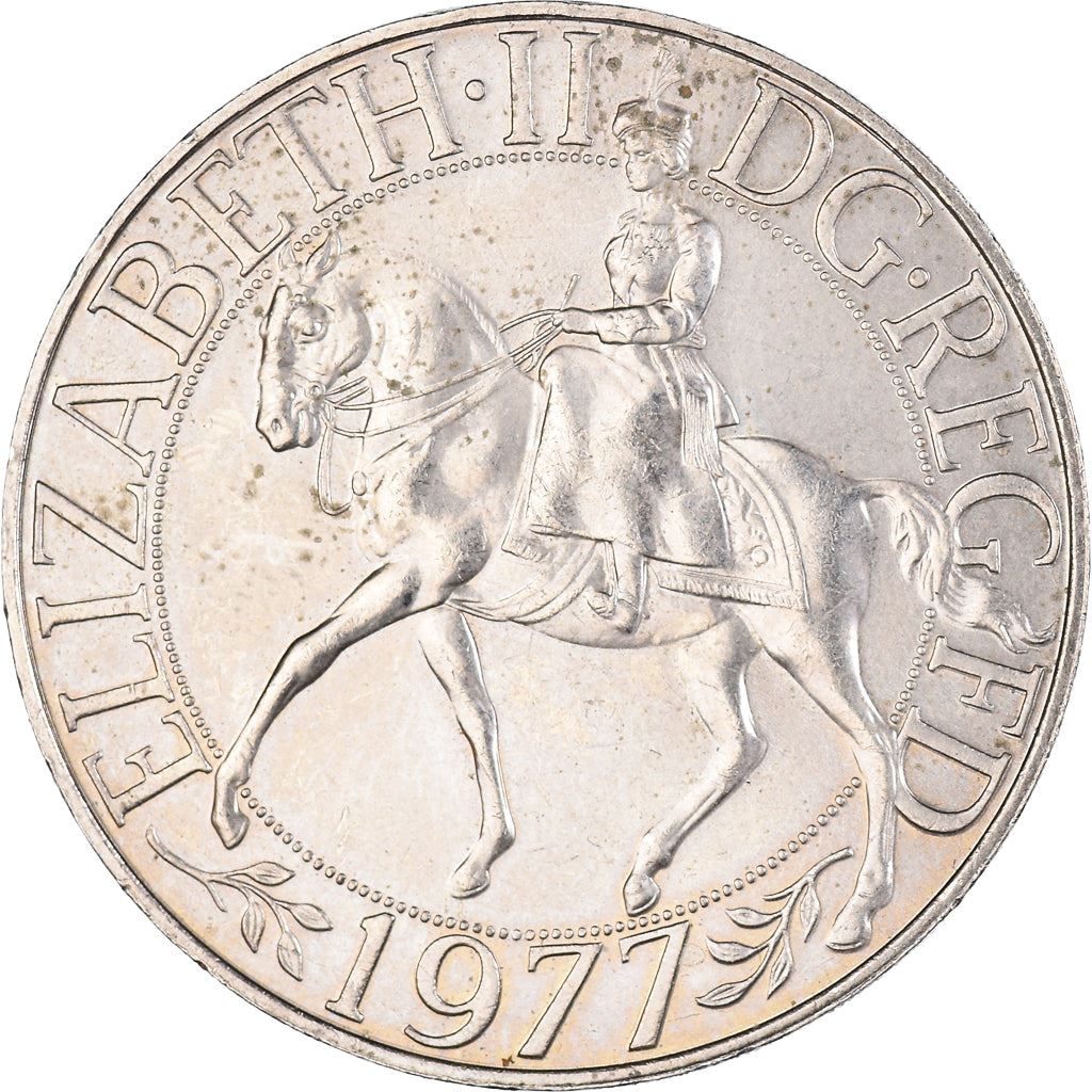 United Kingdom Coin 25 New Pence | Elizabeth II Silver Jubilee | 1977