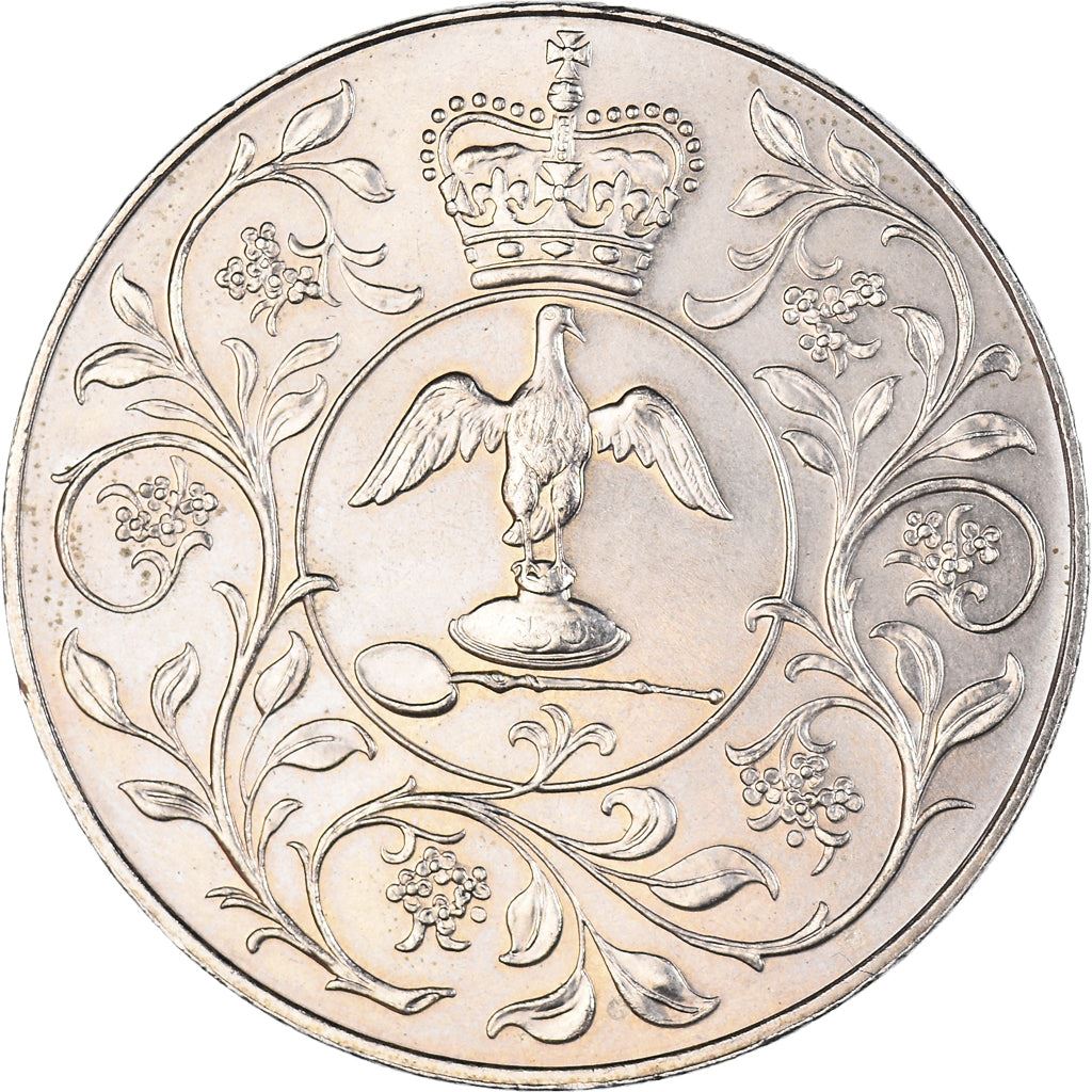 United Kingdom Coin 25 New Pence | Elizabeth II Silver Jubilee | 1977