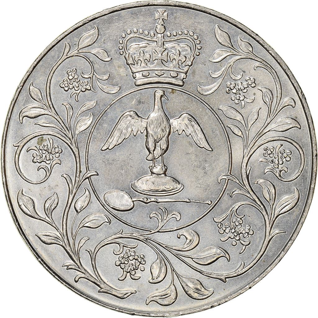 United Kingdom Coin 25 New Pence | Elizabeth II Silver Jubilee | 1977