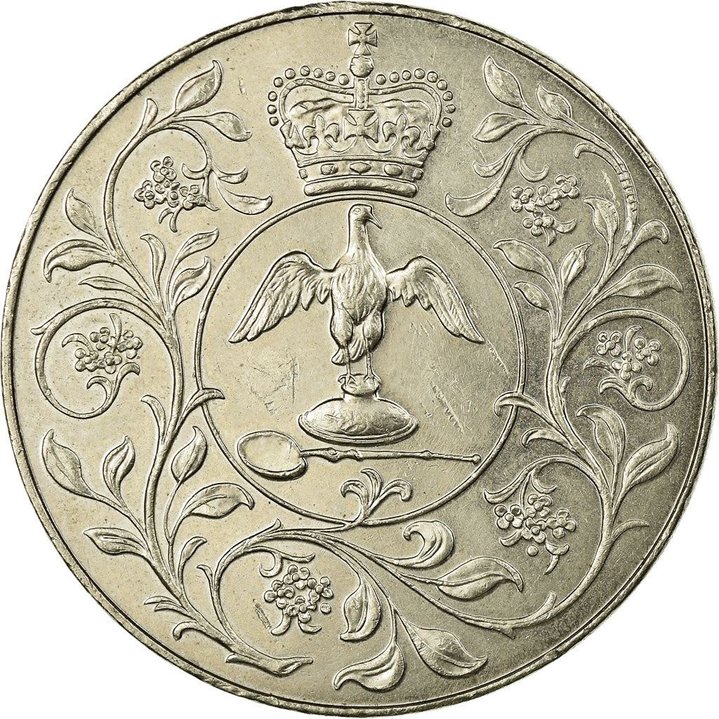 United Kingdom Coin 25 New Pence | Elizabeth II Silver Jubilee | 1977