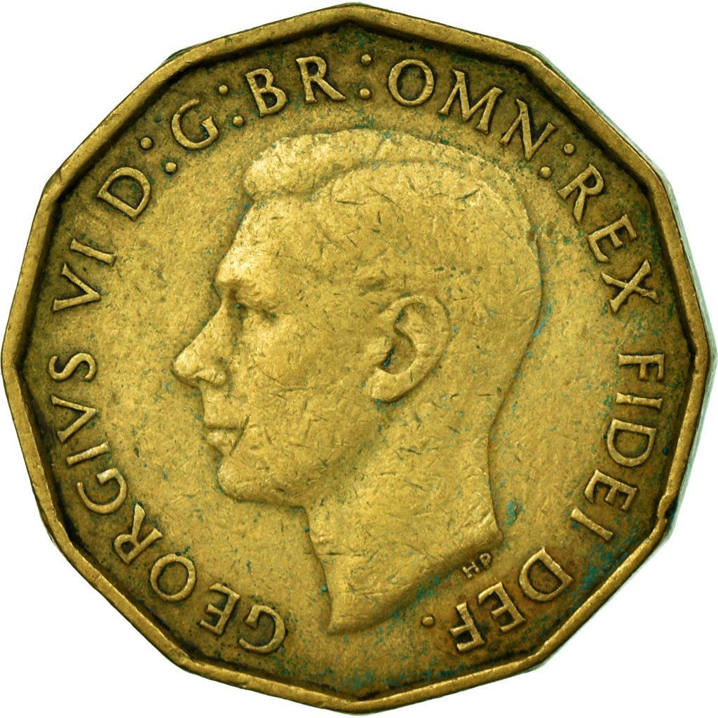 United Kingdom Coin 3 Pence | George VI without 'IND:IMP' | 1949 - 1952