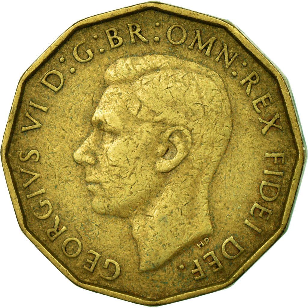 United Kingdom Coin 3 Pence | George VI without 'IND:IMP' | 1949 - 1952