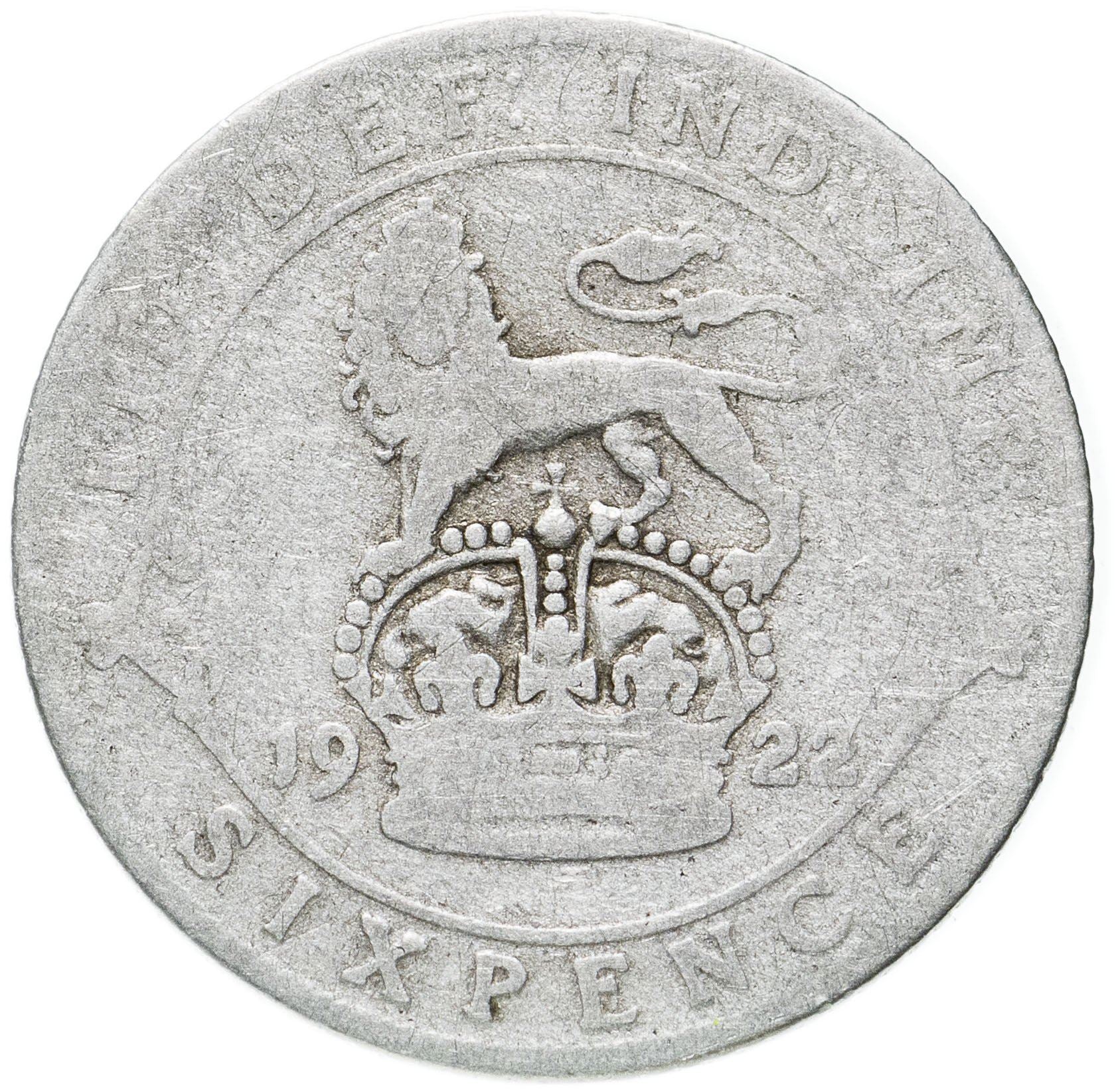 United Kingdom Coin 6 Pence | George V 2nd 1920 - 1926