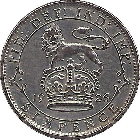 United Kingdom Coin 6 Pence | George V 2nd 1920 - 1926