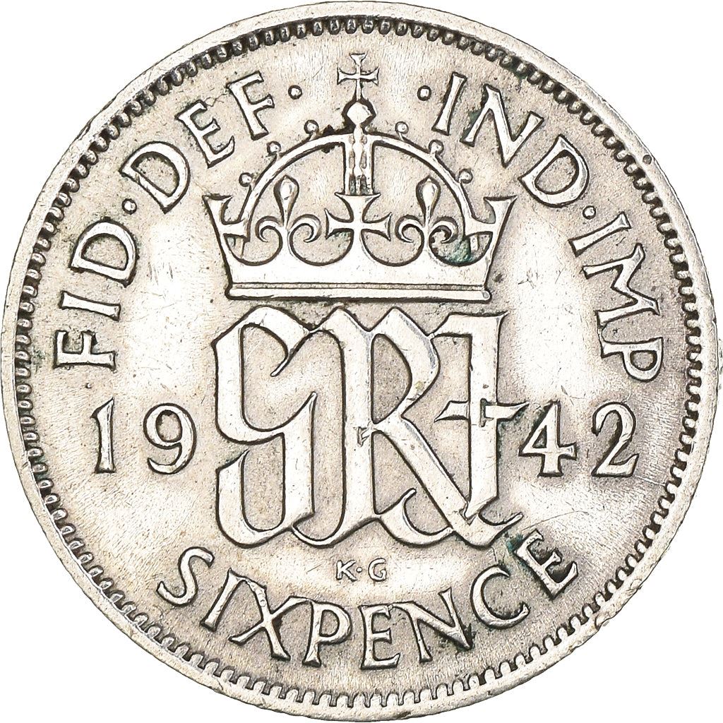 United Kingdom Coin 6 Pence | George VI 1st 1937 - 1946