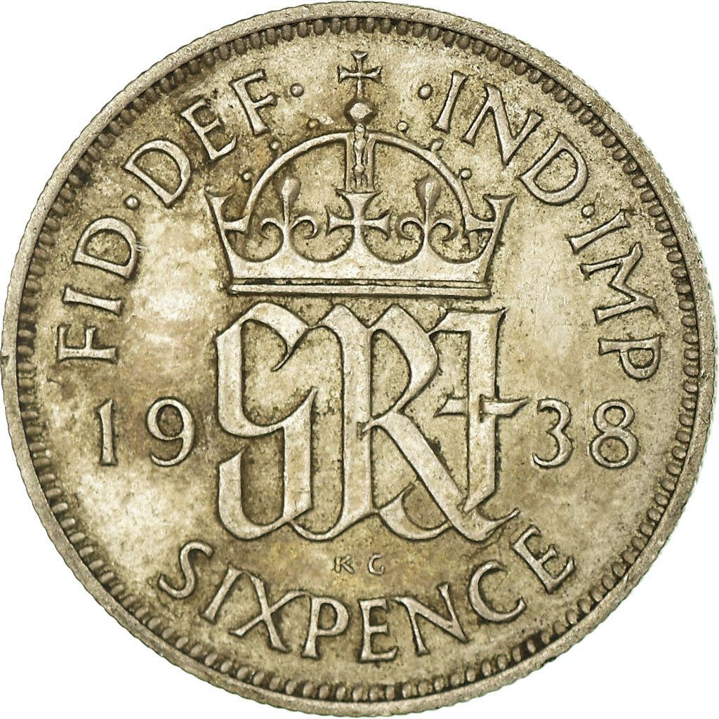 United Kingdom Coin 6 Pence | George VI 1st 1937 - 1946