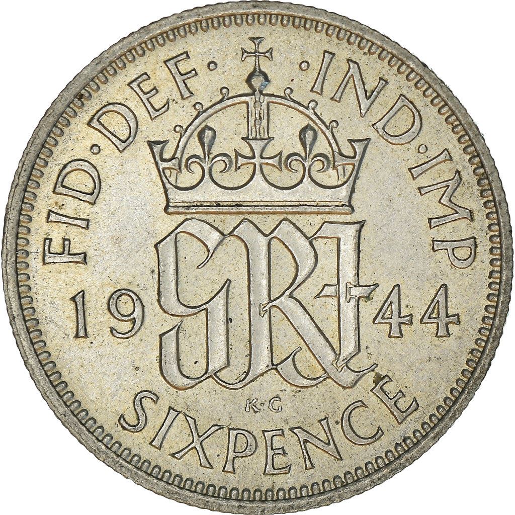 United Kingdom Coin 6 Pence | George VI 1st 1937 - 1946