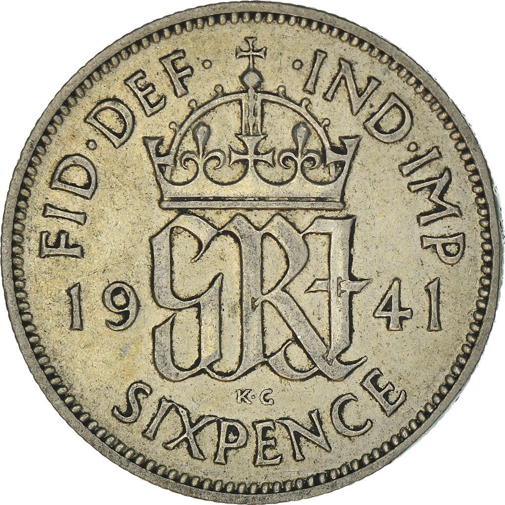 United Kingdom Coin 6 Pence | George VI 1st 1937 - 1946