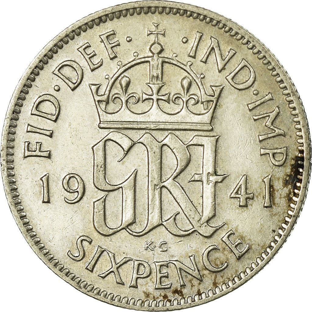 United Kingdom Coin 6 Pence | George VI 1st 1937 - 1946