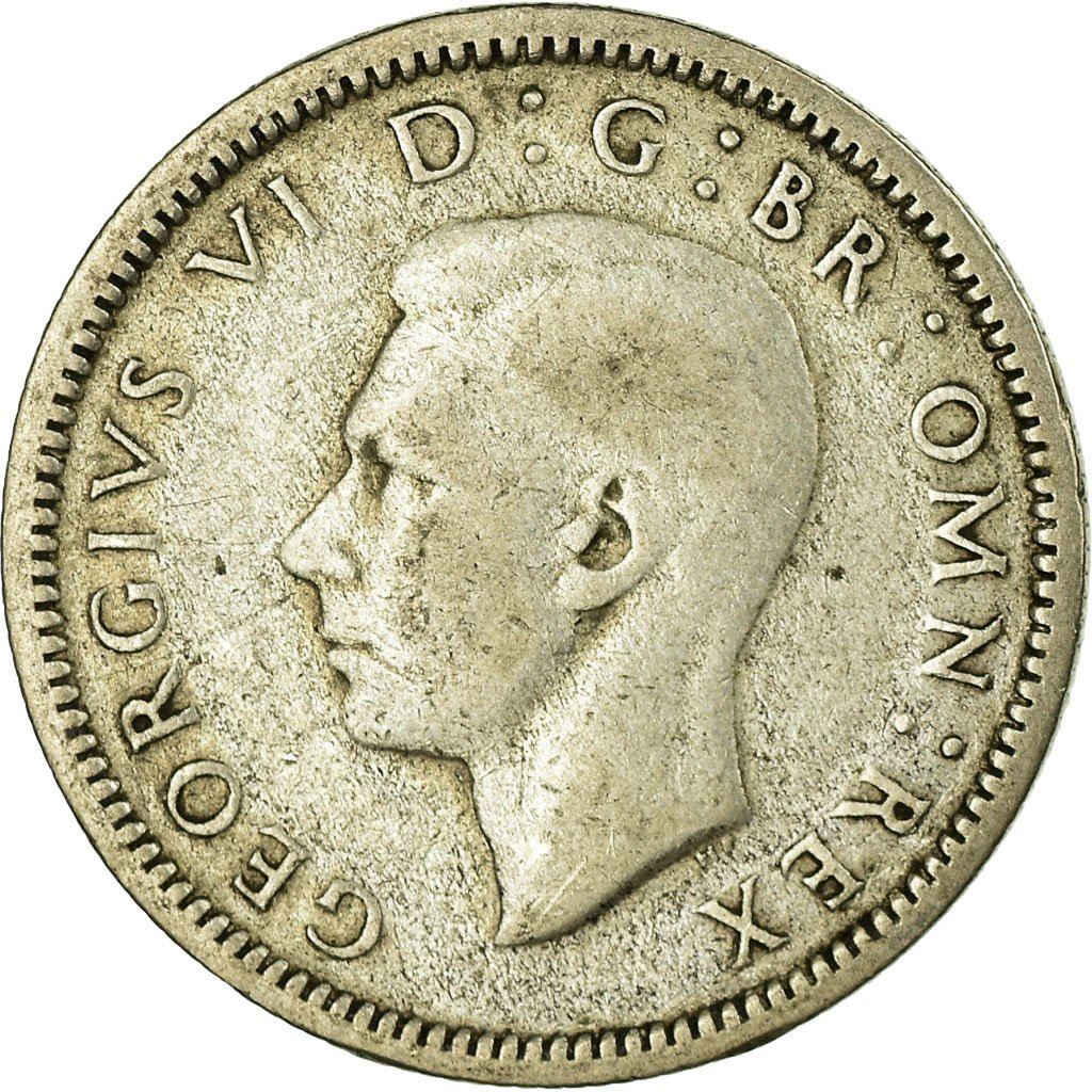 United Kingdom Coin 6 Pence | George VI 1st 1937 - 1946