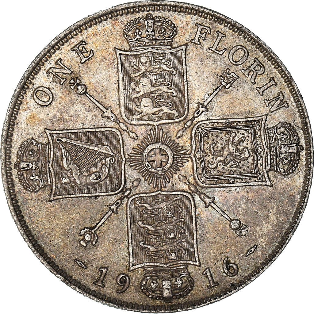 United Kingdom Coin British 1 Florin | George V | KM817 | 1911 - 1919