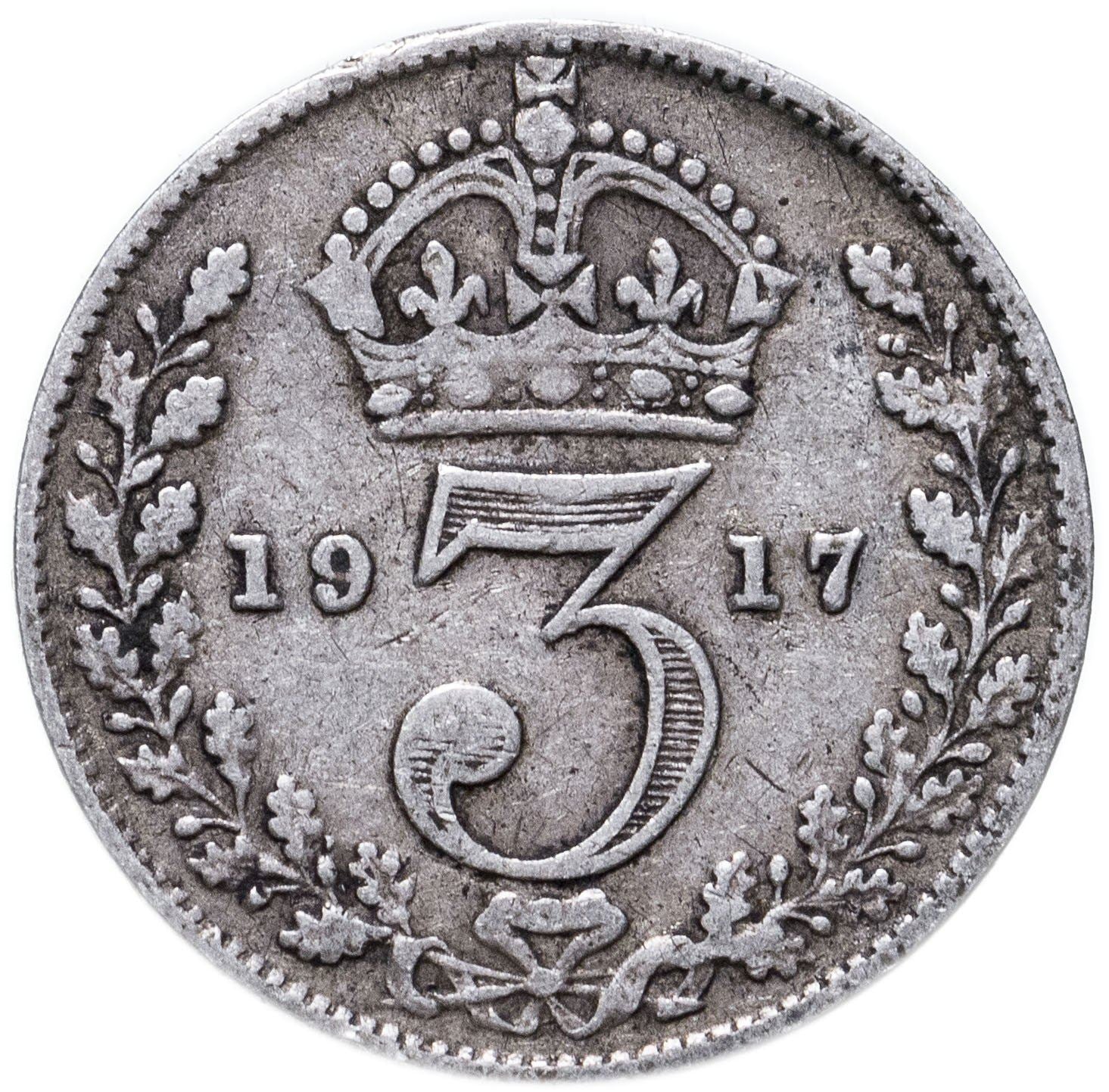 United Kingdom Coin British 3 Pence | George V | KM813 | 1911 - 1920