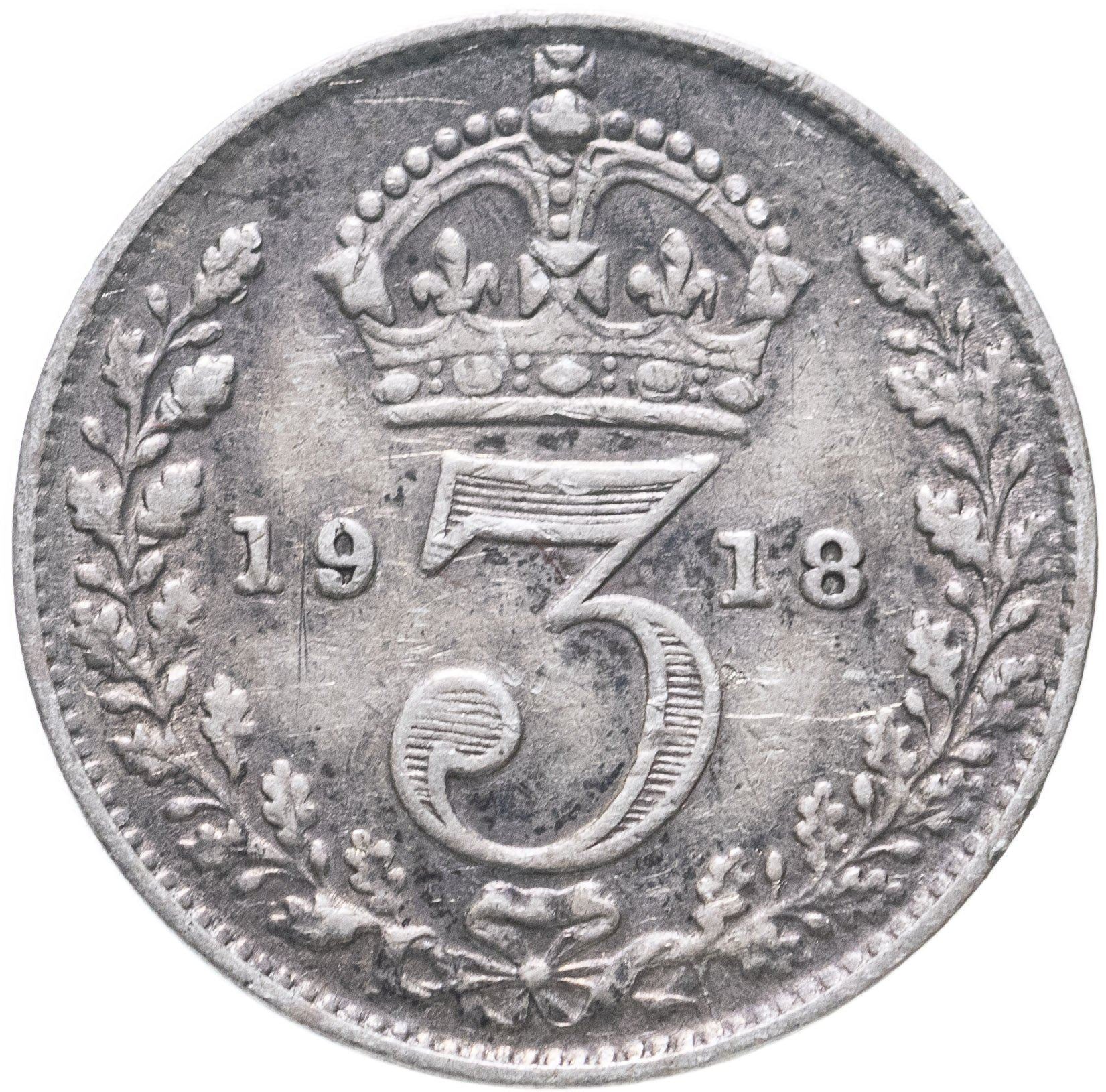 United Kingdom Coin British 3 Pence | George V | KM813 | 1911 - 1920