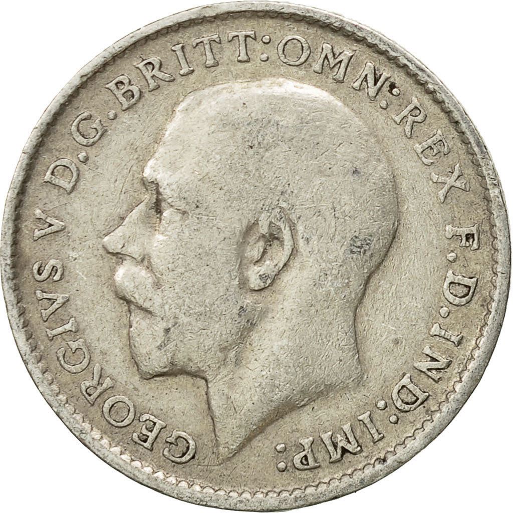 United Kingdom Coin British 3 Pence | George V | KM813 | 1911 - 1920