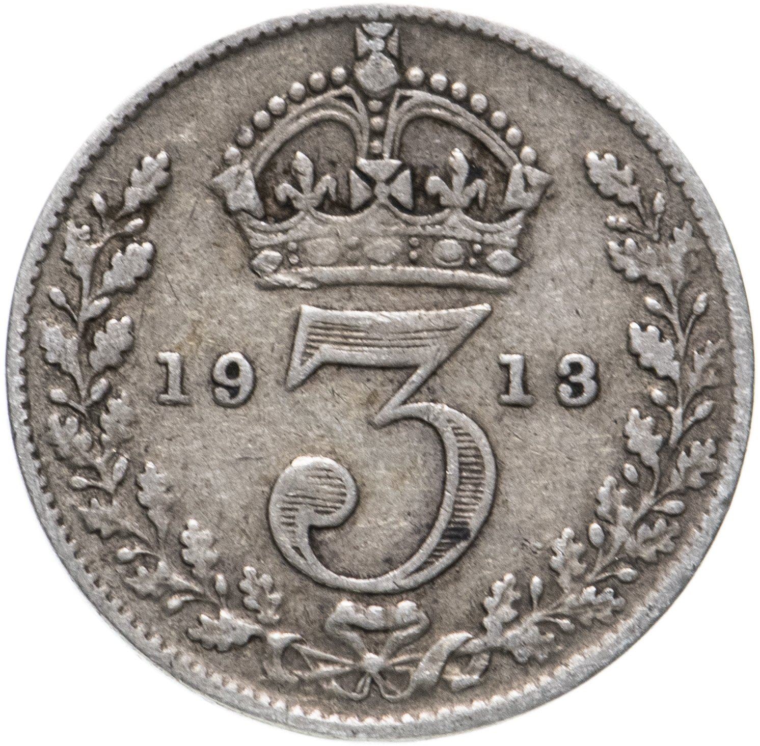 United Kingdom Coin British 3 Pence | George V | KM813 | 1911 - 1920