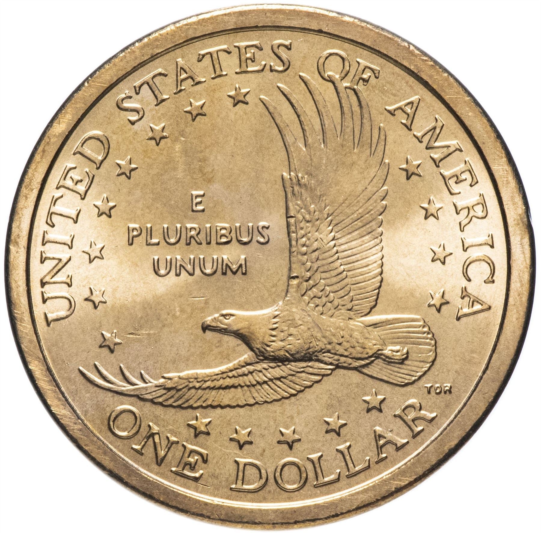 United States | 1 Dollar Coin | Sacagawea | Jean Baptiste Charbonneau | Eagle | KM310 | 2000 - 2008