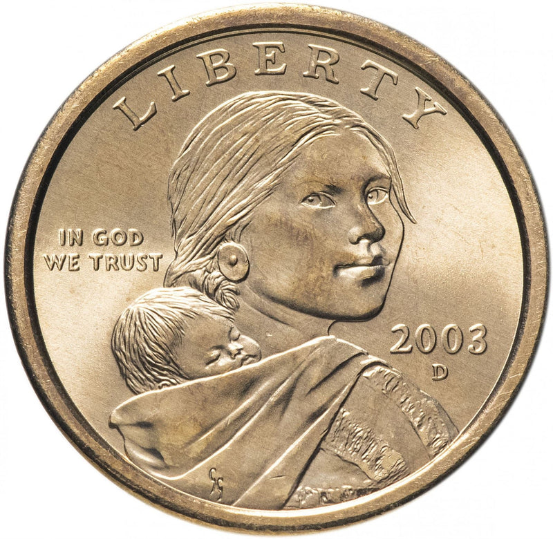 United States | 1 Dollar Coin | Sacagawea | Jean Baptiste Charbonneau