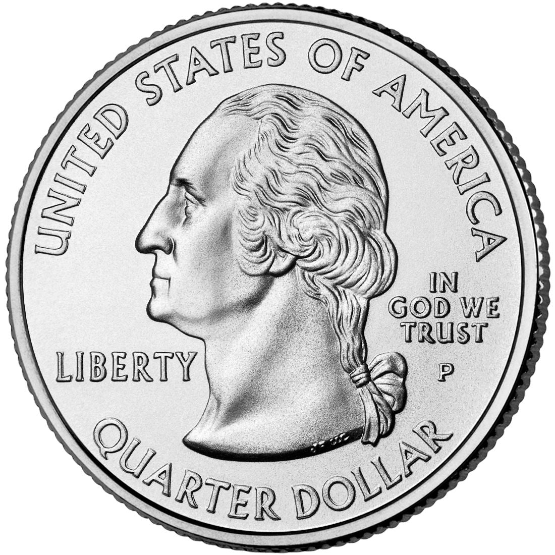 United States | 1/4 Dollar Coin | George Washington | Old Man of The Mountain | KM308 | 2000