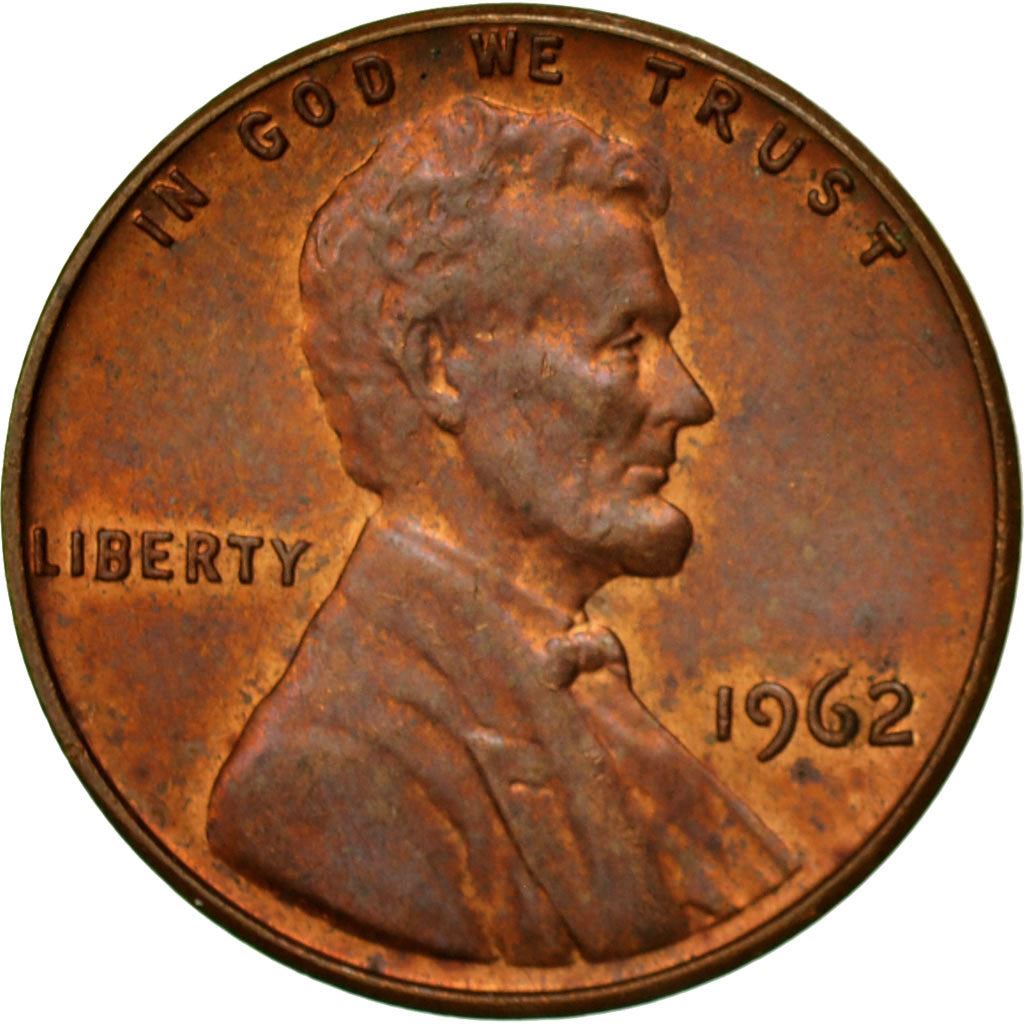 United States | American 1 Cent Coin | Abraham Lincoln | KM201 | 1959 - 1982