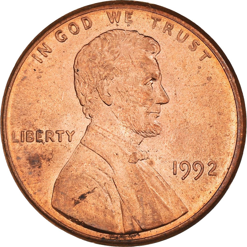 United States | American 1 Cent Coin | Lincoln Memorial | KM201b | 1983 - 2008