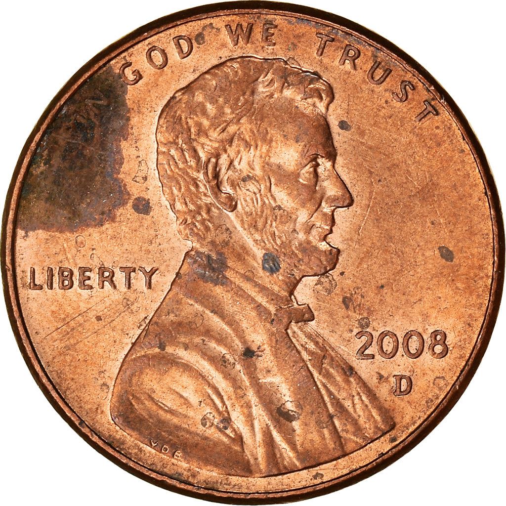 United States | American 1 Cent Coin | Lincoln Memorial | KM201b | 1983 - 2008