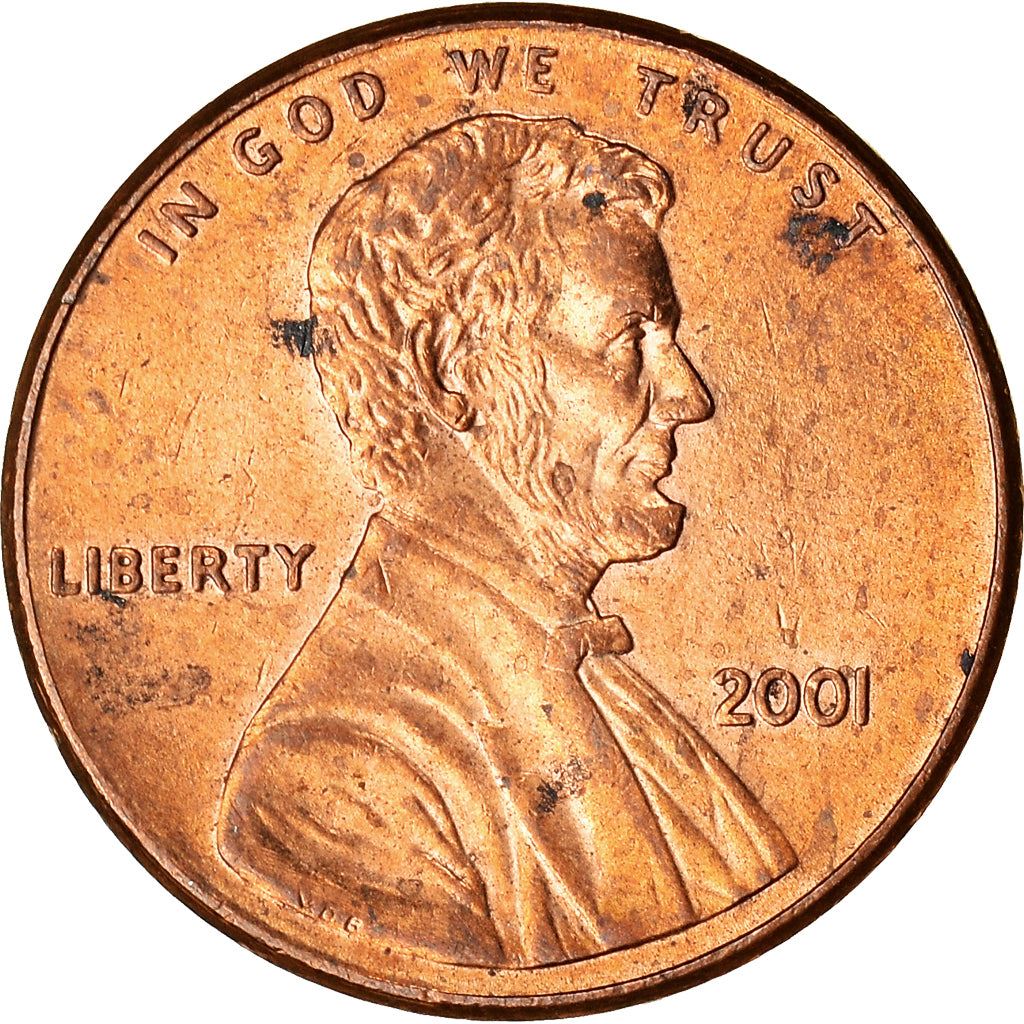 United States | American 1 Cent Coin | Lincoln Memorial | KM201b | 1983 - 2008